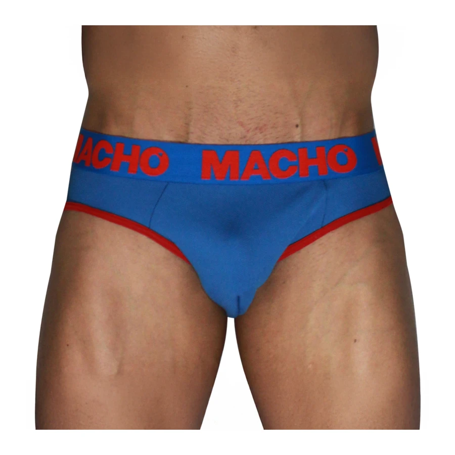 MACHO - MCH005 CLASSIC SLIP BLU + ROSSO XL
